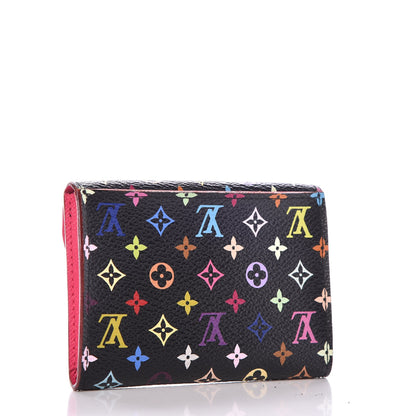 Louis Vuitton Monogram Multicolor Business Card Holder Black Grenade 3 of 6