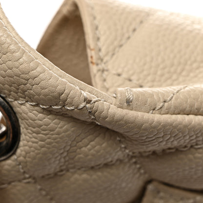 Chanel Caviar Quilted Medium Now and Forever Flap Ivory 12 of 13