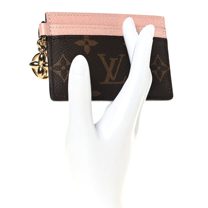 Louis Vuitton Monogram LV Charms Card Holder Rose Ballerine 2 of 6