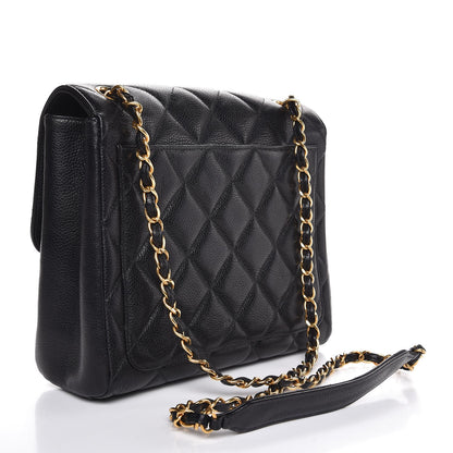 Chanel Caviar Quilted Medium Flap Shoulder Bag Black 3 of 8