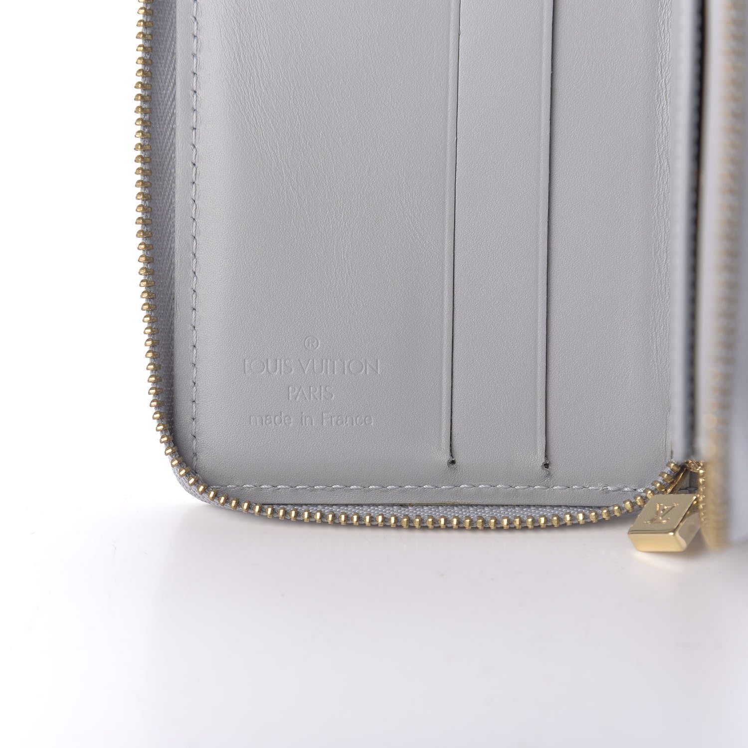 Louis Vuitton Vernis Broome Zip Wallet Gris 8 of 9
