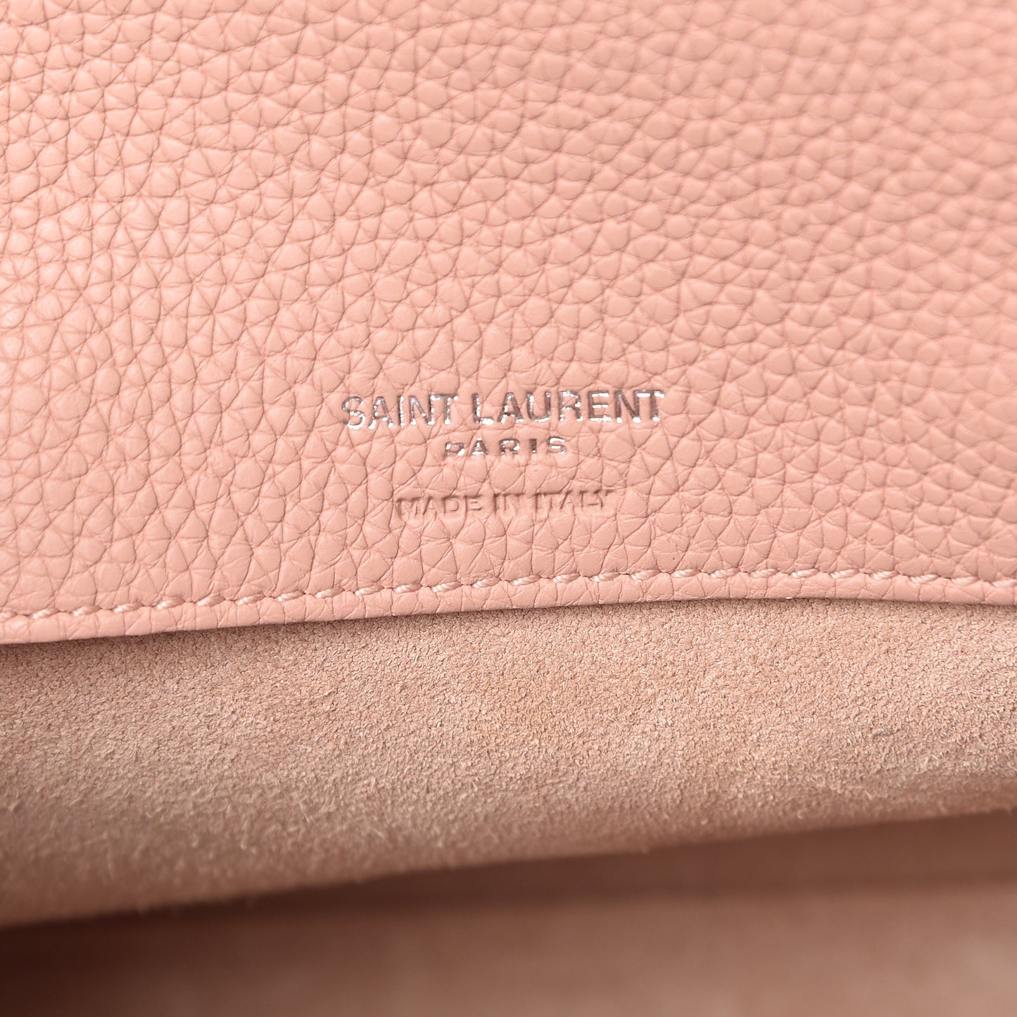 Grained Calfskin Nano Sac De Jour Souple Nude