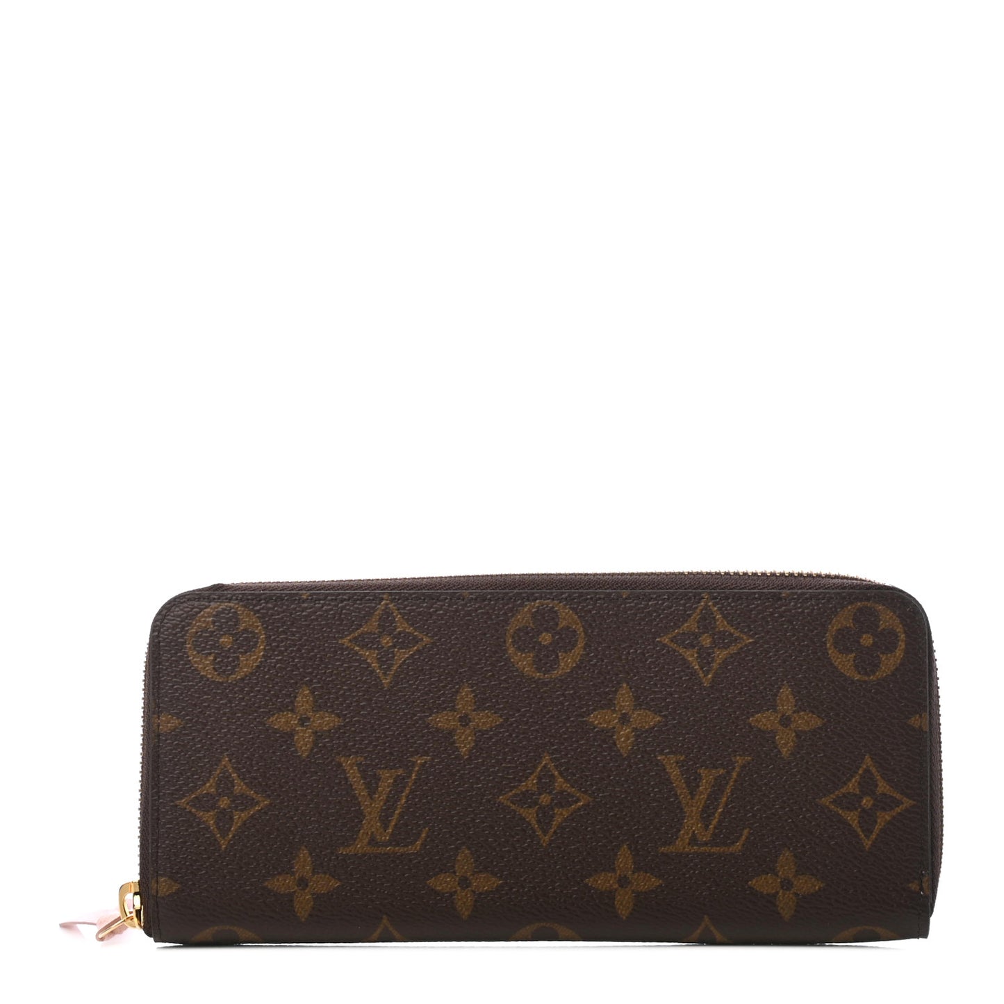 Monogram Clemence Wallet Rose Ballerine
