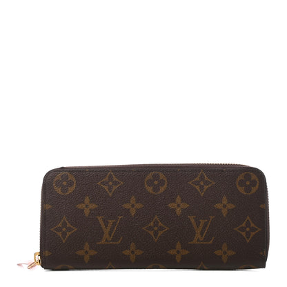 Louis Vuitton Monogram Clemence Wallet Rose Ballerine 1 of 6