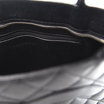 Chanel Caviar Quilted Medallion Tote Black 8 of 13