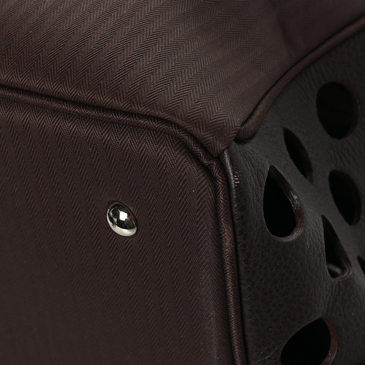 Hermes Toile Buffle Skipper TouTou Pet Carrier Bordeaux 9 of 12