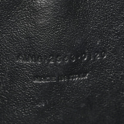 Saint Laurent Calfskin Crocodile Embossed Monogram Mini Lou Camera Bag Fog 7 of 13