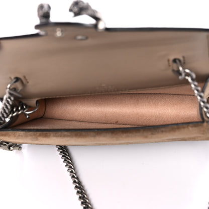 Gucci GG Supreme Monogram Super Mini Dionysus Shoulder Bag Taupe 5 of 12