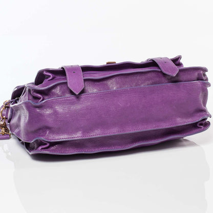 Proenza Schouler Lambskin PS1 Large Satchel Plum 5 of 9