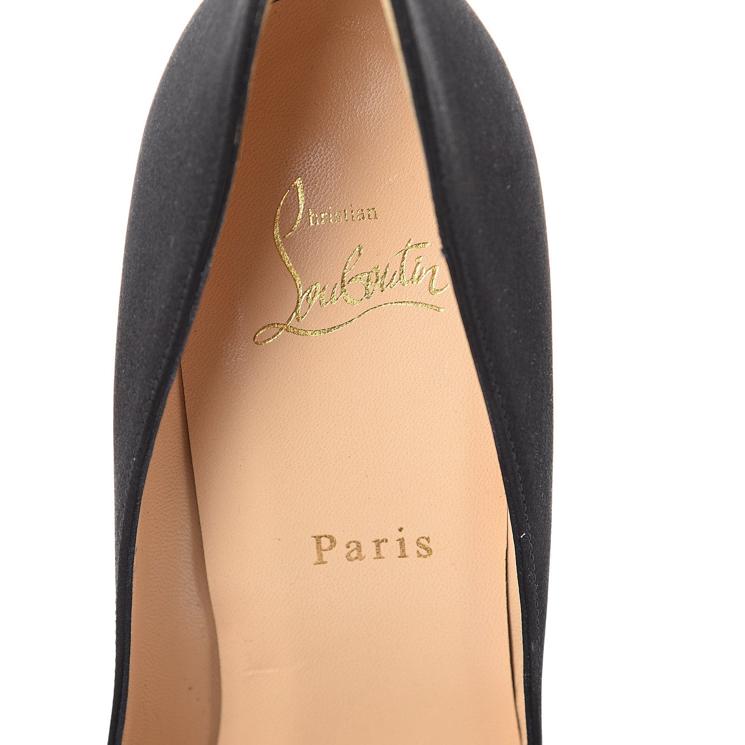 Christian Louboutin Satin Miss Pigalle 120 Pumps 39 Black 5 of 7