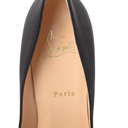 Christian Louboutin Satin Miss Pigalle 120 Pumps 39 Black 5 of 7