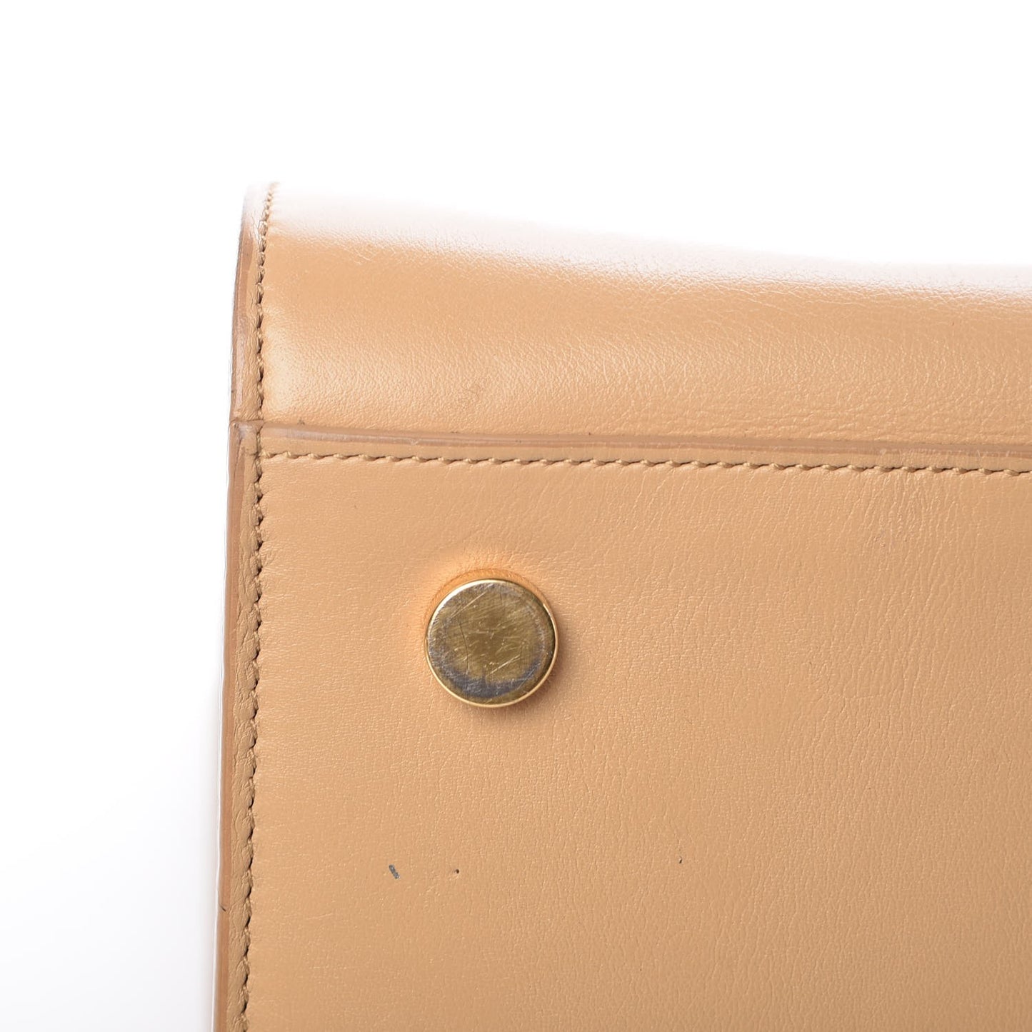 Calfskin Large Sac de Jour Carryall Dark Beige
