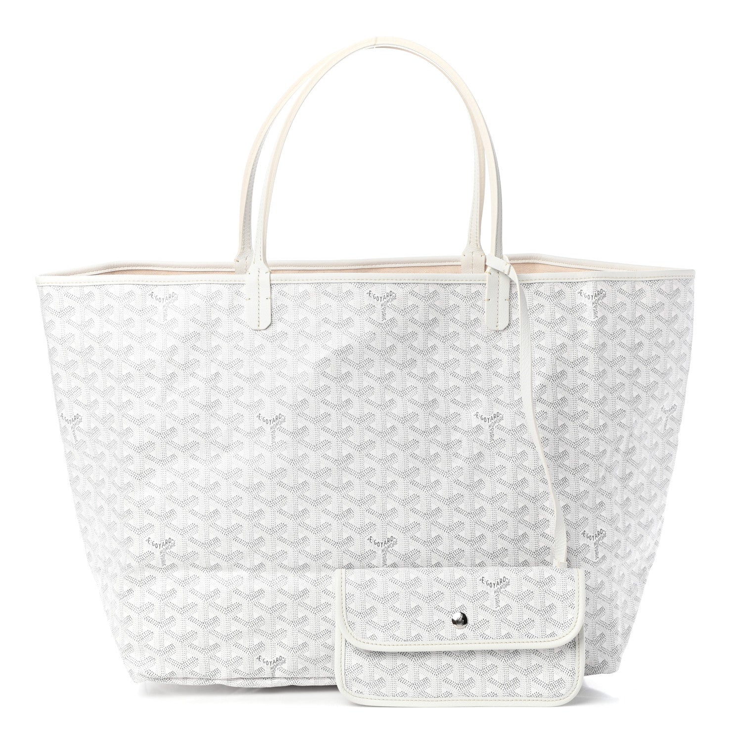 Goyard Goyardine Saint Louis GM White 1 of 9