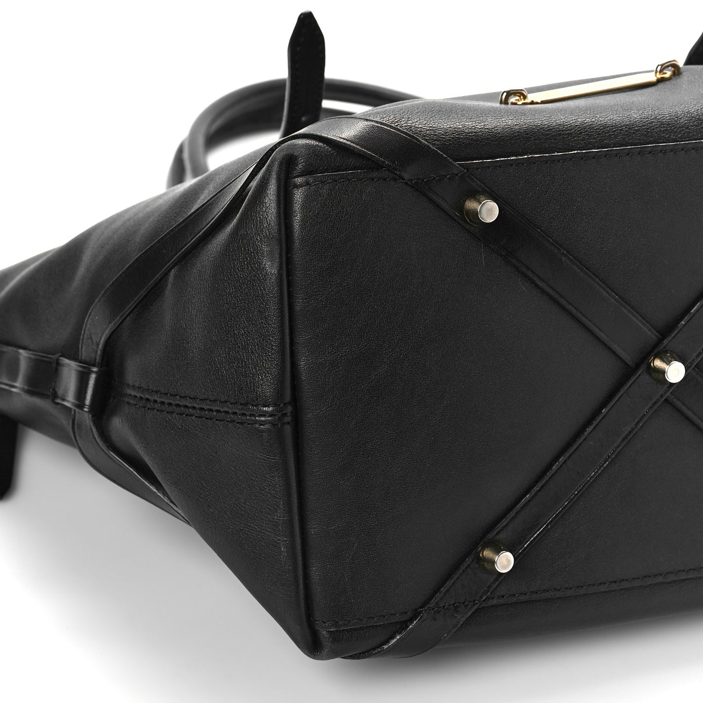 Calfskin House Check Small Salisbury Tote Black