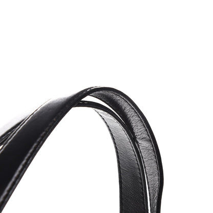 Chanel Calfskin Quilted Shoulder Bag Black 10 of 10