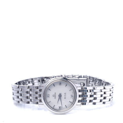 Omega Stainless Steel Mother of Pearl 24mm De Ville Prestige Quartz Watch 424.10.24.60.05.001 2 of 7