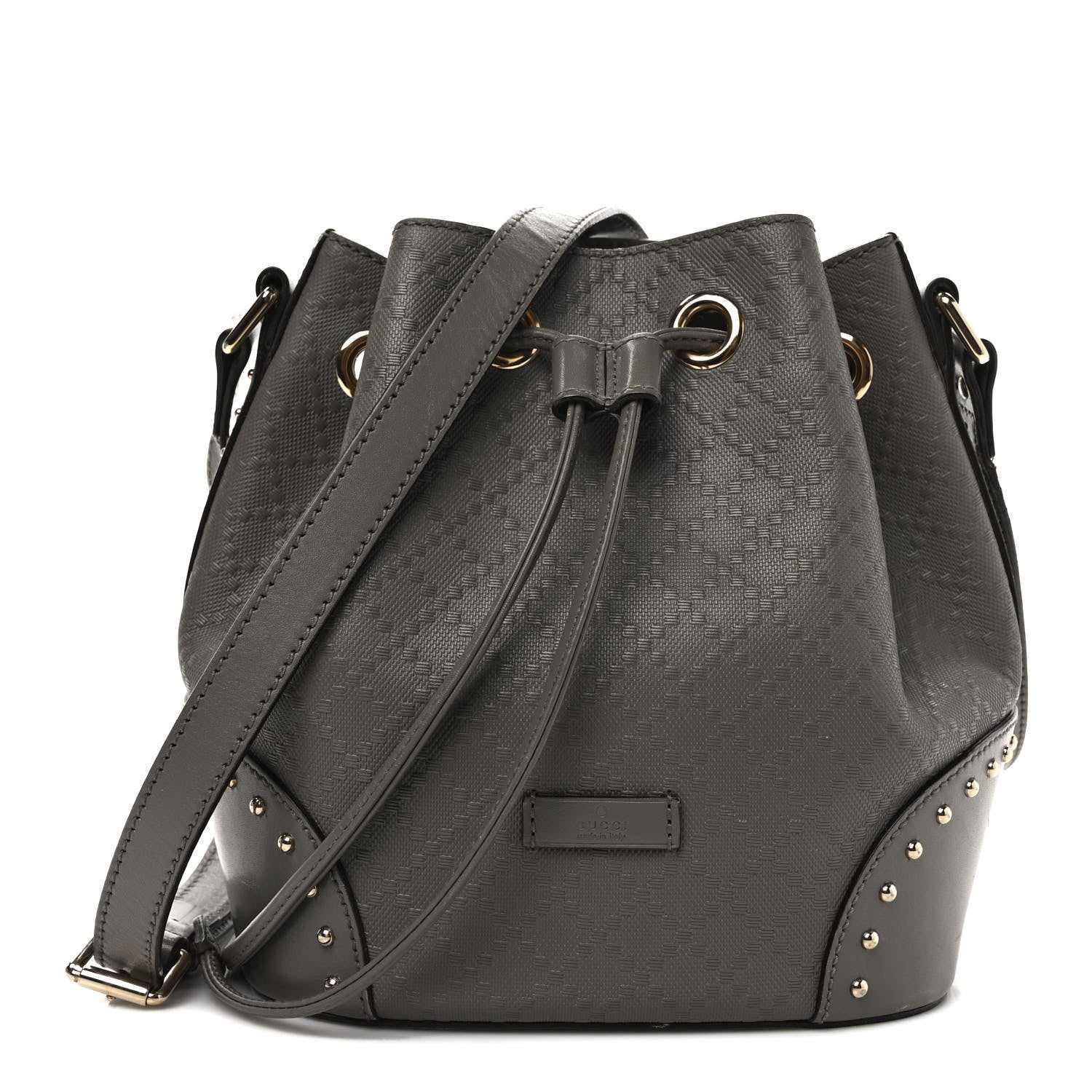 Gucci Bright Diamante Studded Small Bucket Bag Loess 1 of 11