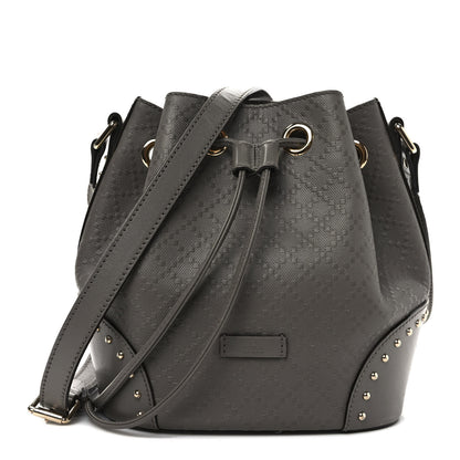 Gucci Bright Diamante Studded Small Bucket Bag Loess 1 of 11