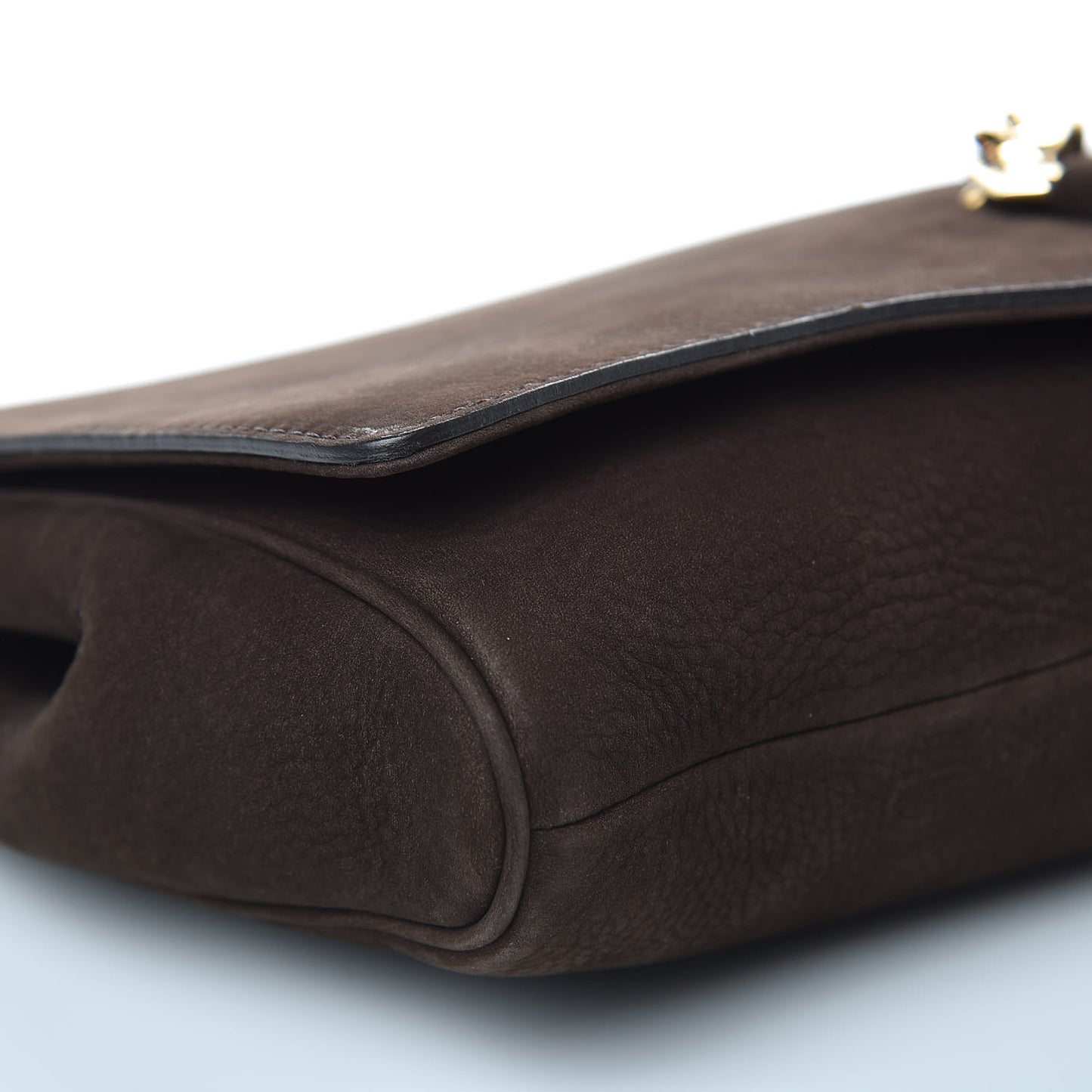 Nubuck Ribot Horse-Heads Clutch Brown