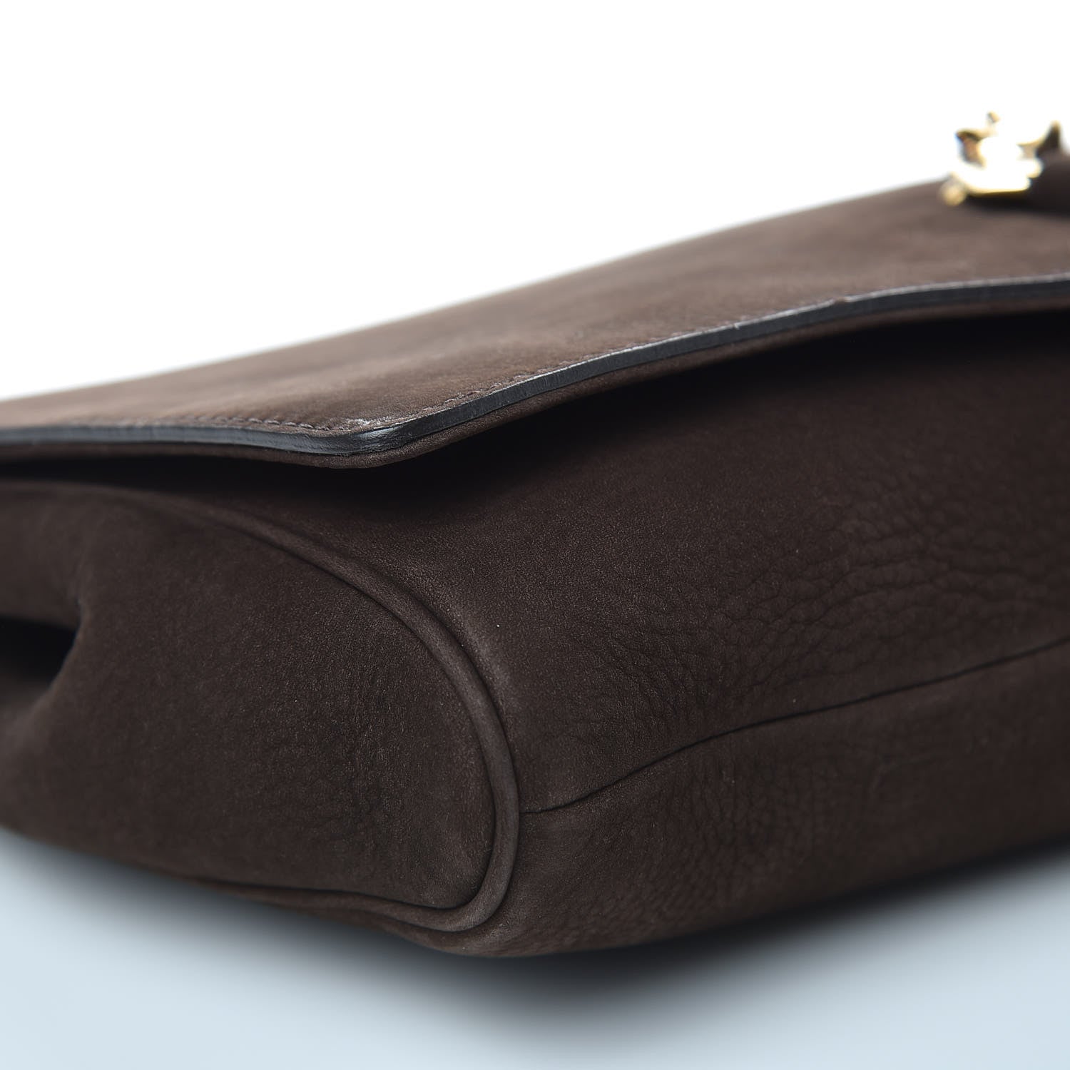Gucci Nubuck Ribot Horse-Heads Clutch Brown 8 of 10