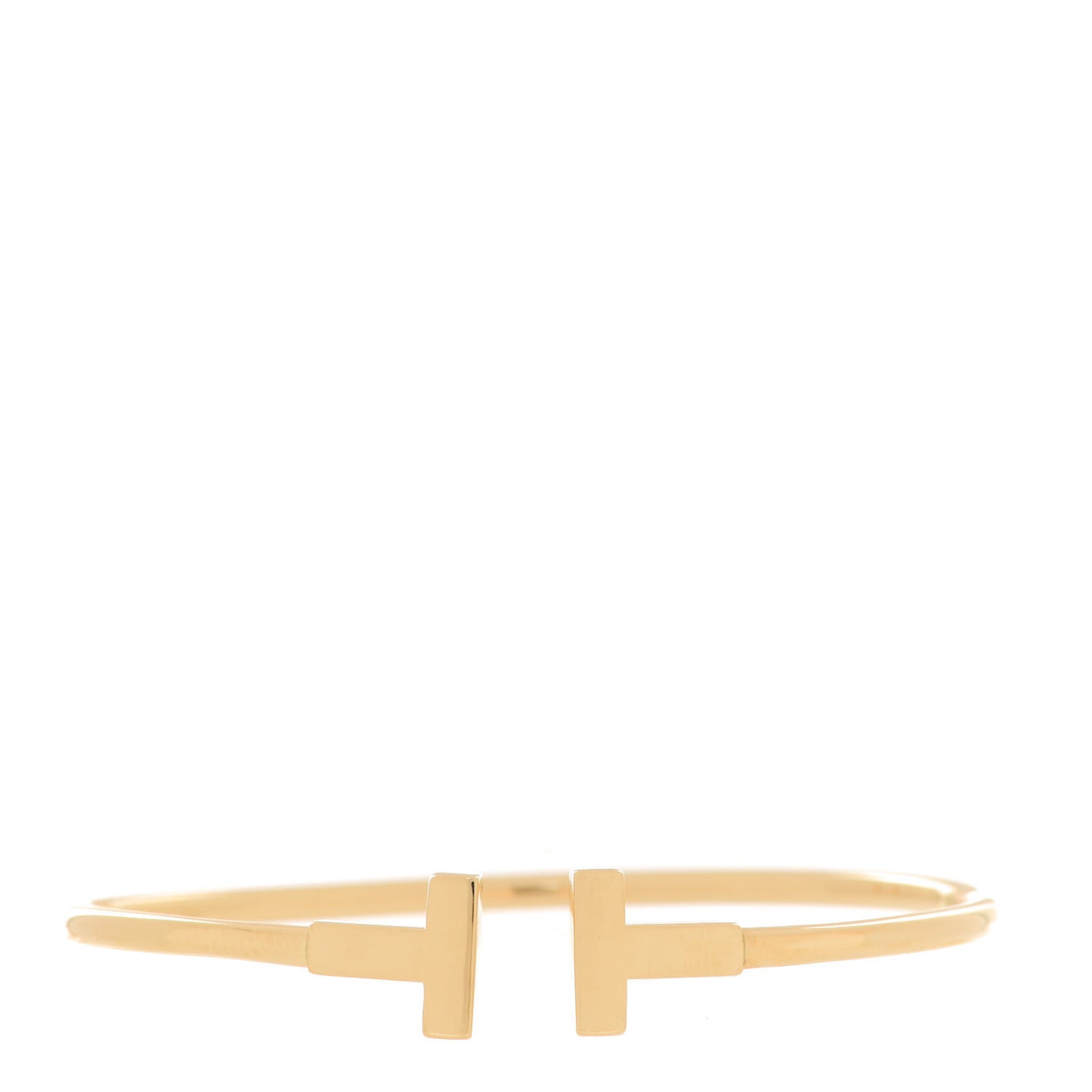 18K Yellow Gold T Wire Bracelet