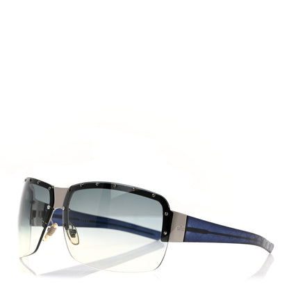 Gucci Studded Shield Sunglasses GG 1819/S Blue 1 of 10