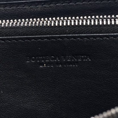 Bottega Veneta Nappa Maxi Intrecciato Zip Around Wallet Black 6 of 6