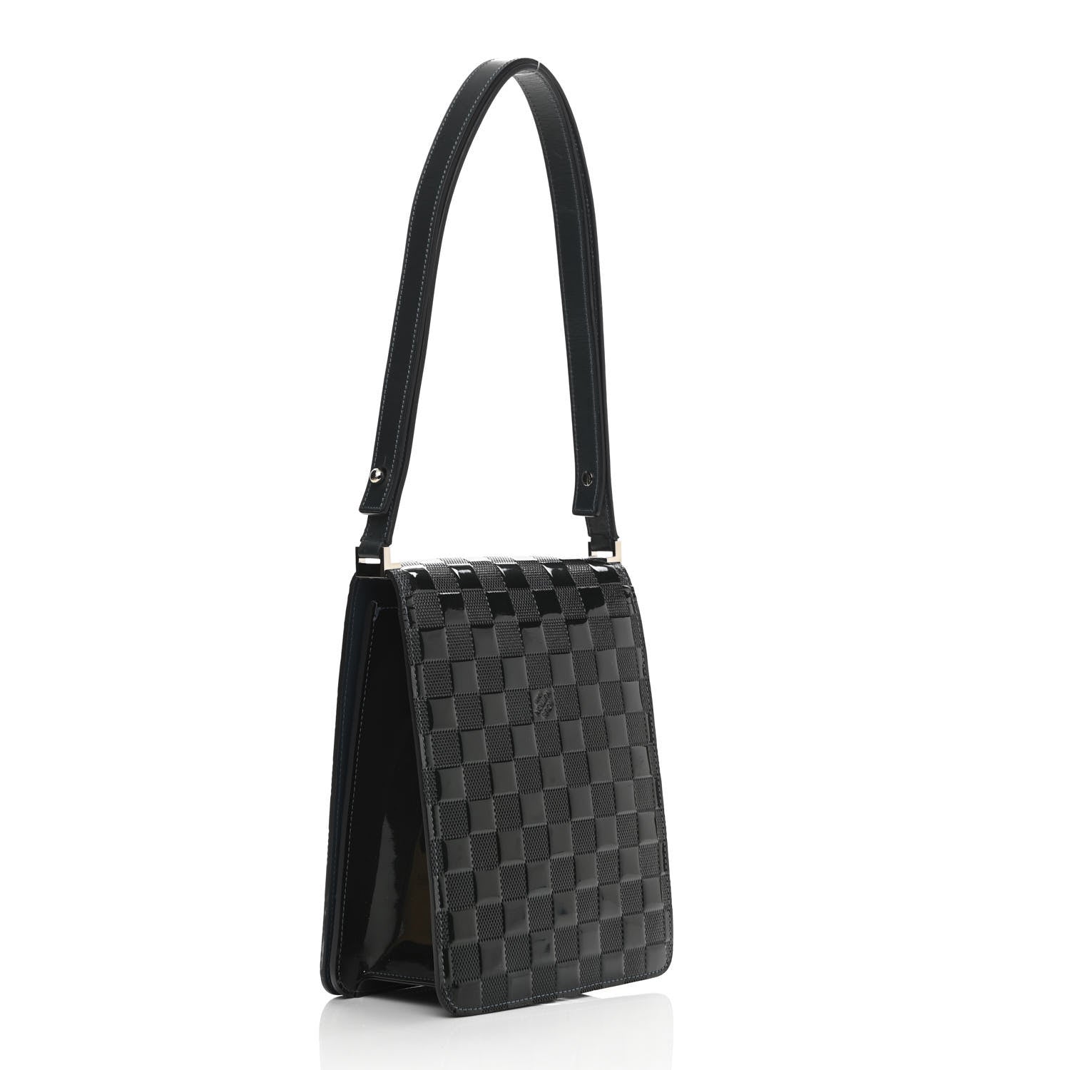 Louis Vuitton Damier Vernis Club Petrole Blue 3 of 11