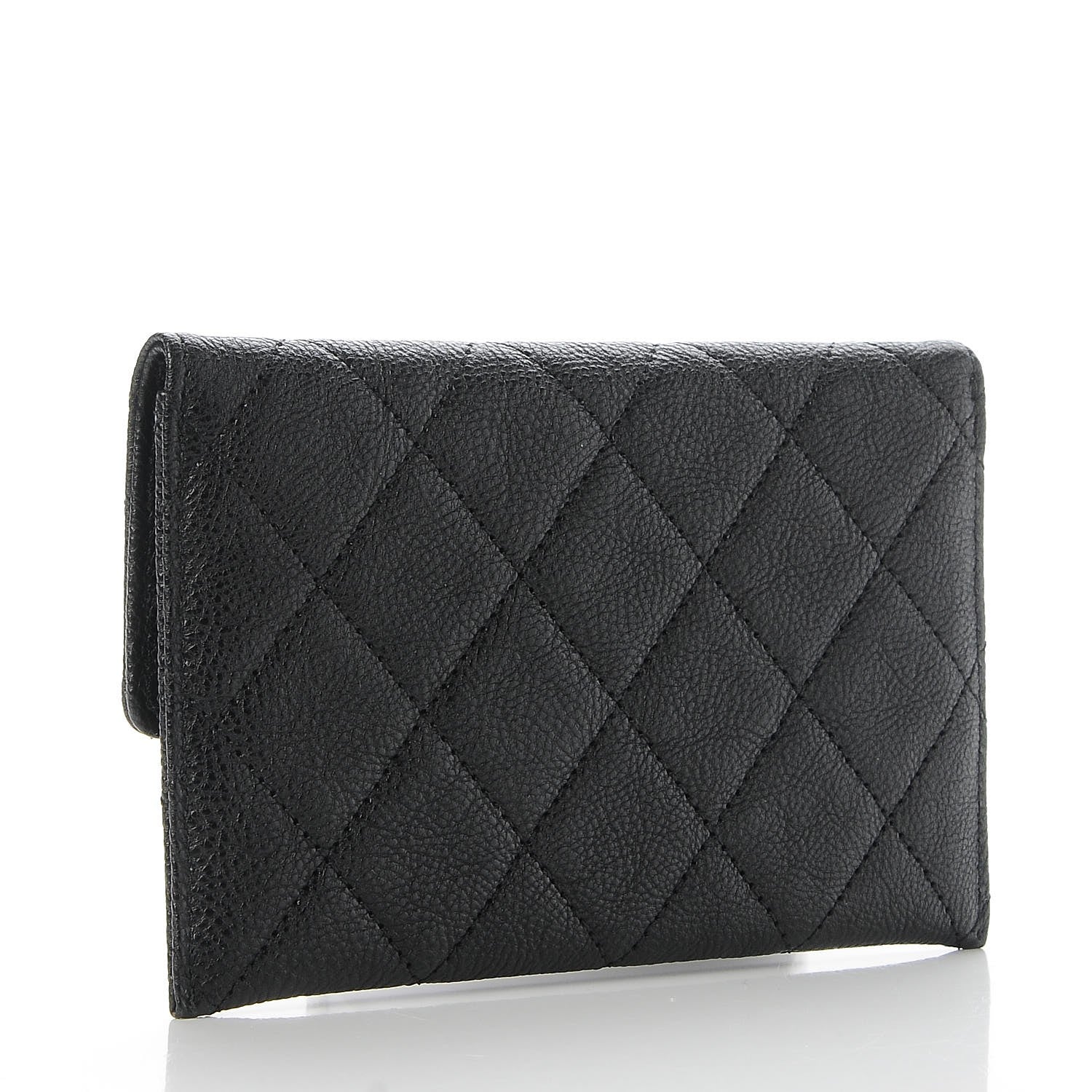 Chanel Caviar Quilted Wallet On Removable Chain Insert Black 3 of 6