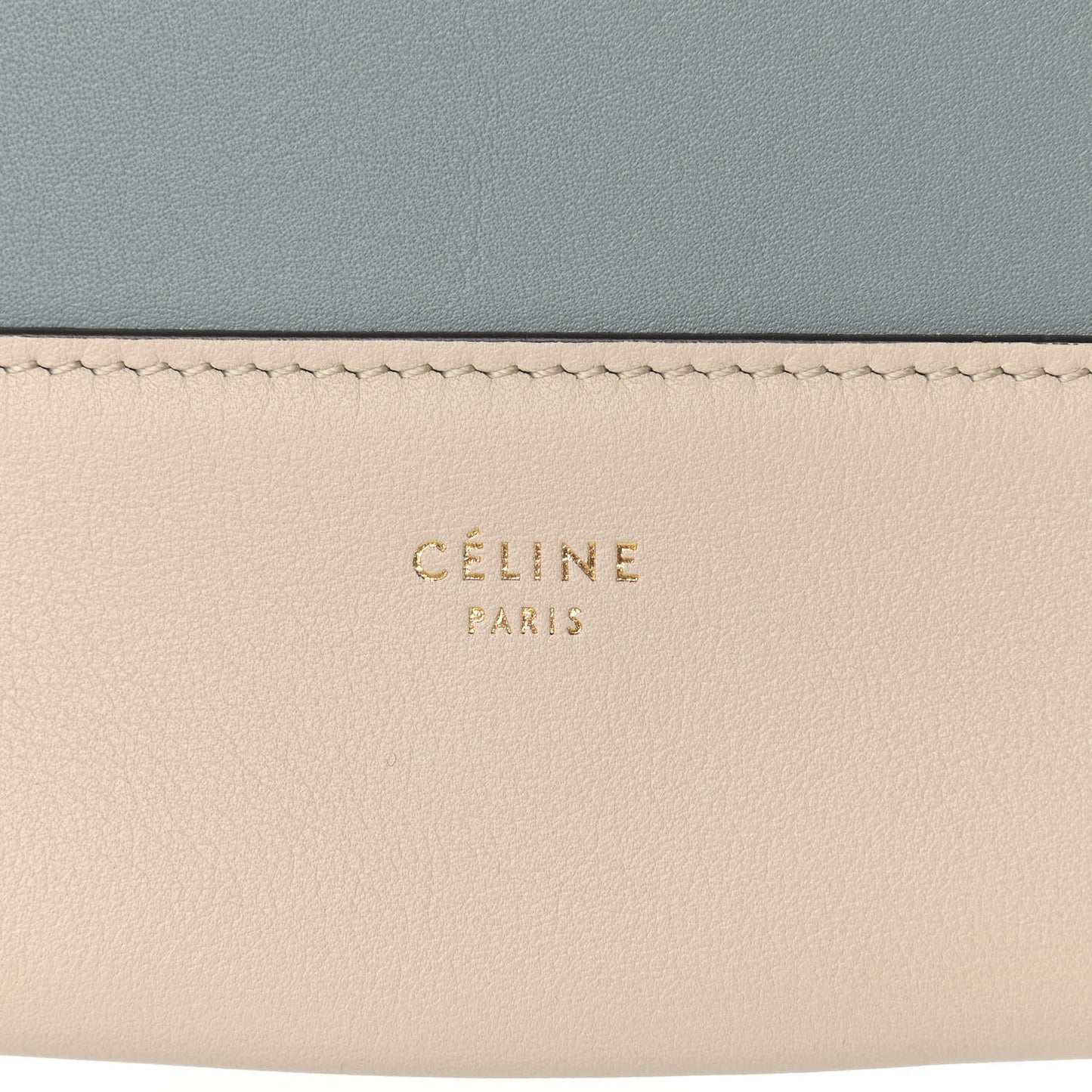 Shiny Smooth Calfskin Medium Frame Shoulder Bag Grege Storm