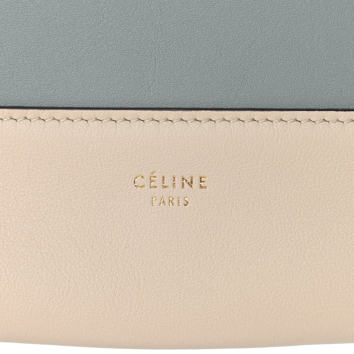 Celine Shiny Smooth Calfskin Medium Frame Shoulder Bag Grege Storm 6 of 12