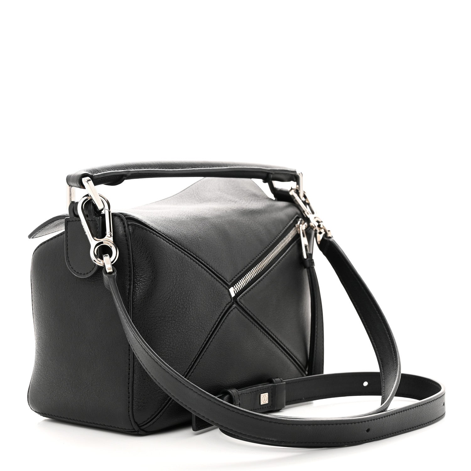 Loewe Calfskin Small Puzzle Bag Black 3 of 11