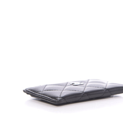 Chanel Lambskin Quilted Card Holder Black 9 of 12