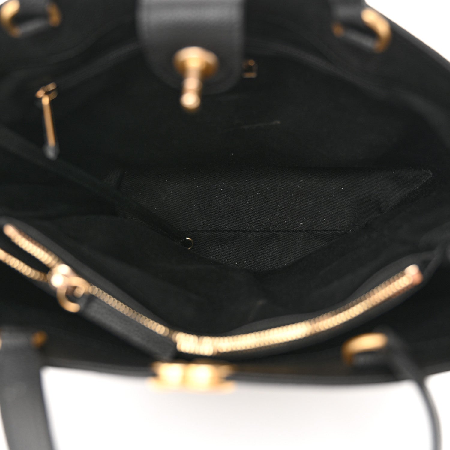 Chanel Caviar Stitched Large Shopping Tote Bag Black 5 of 11