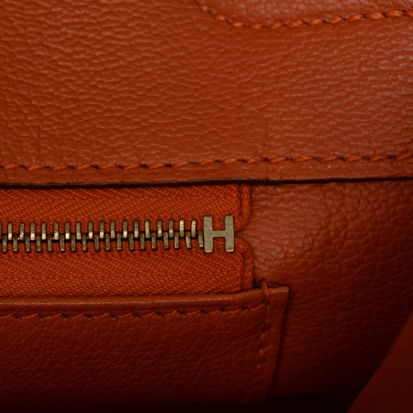 Togo Birkin 35 Orange