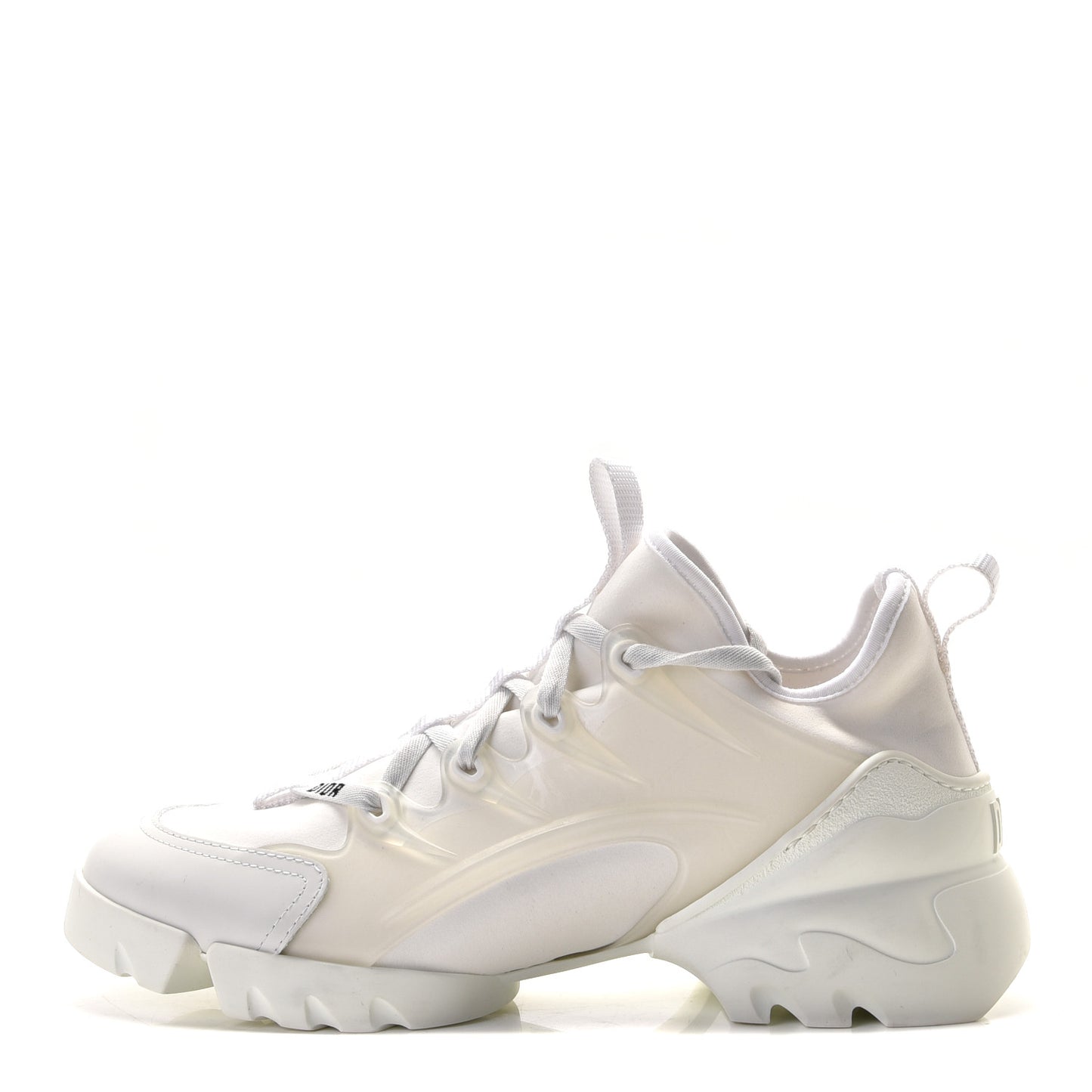 Technical Fabric Rubber Womens D-Connect Sneakers 38 White