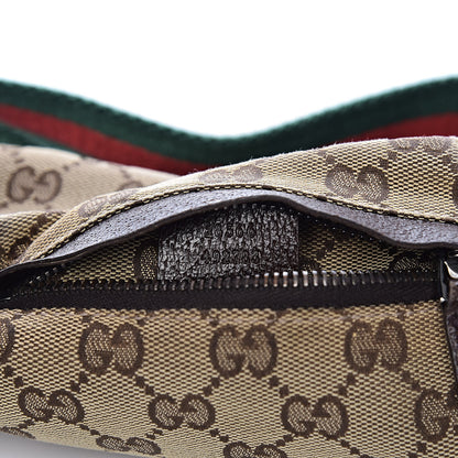 Gucci Monogram Web Belt Bag Dark Brown 7 of 10