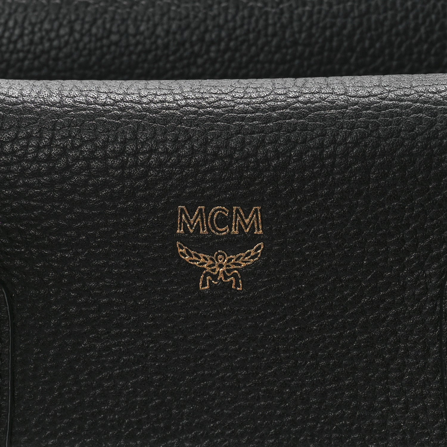 MCM Grained Calfskin Medium Milla Tote Black 6 of 13