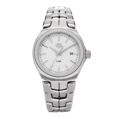 Tag Heuer Stainless Steel Mother of Pearl 32mm Link Lady Quartz Watch WBC1310 1 of 4