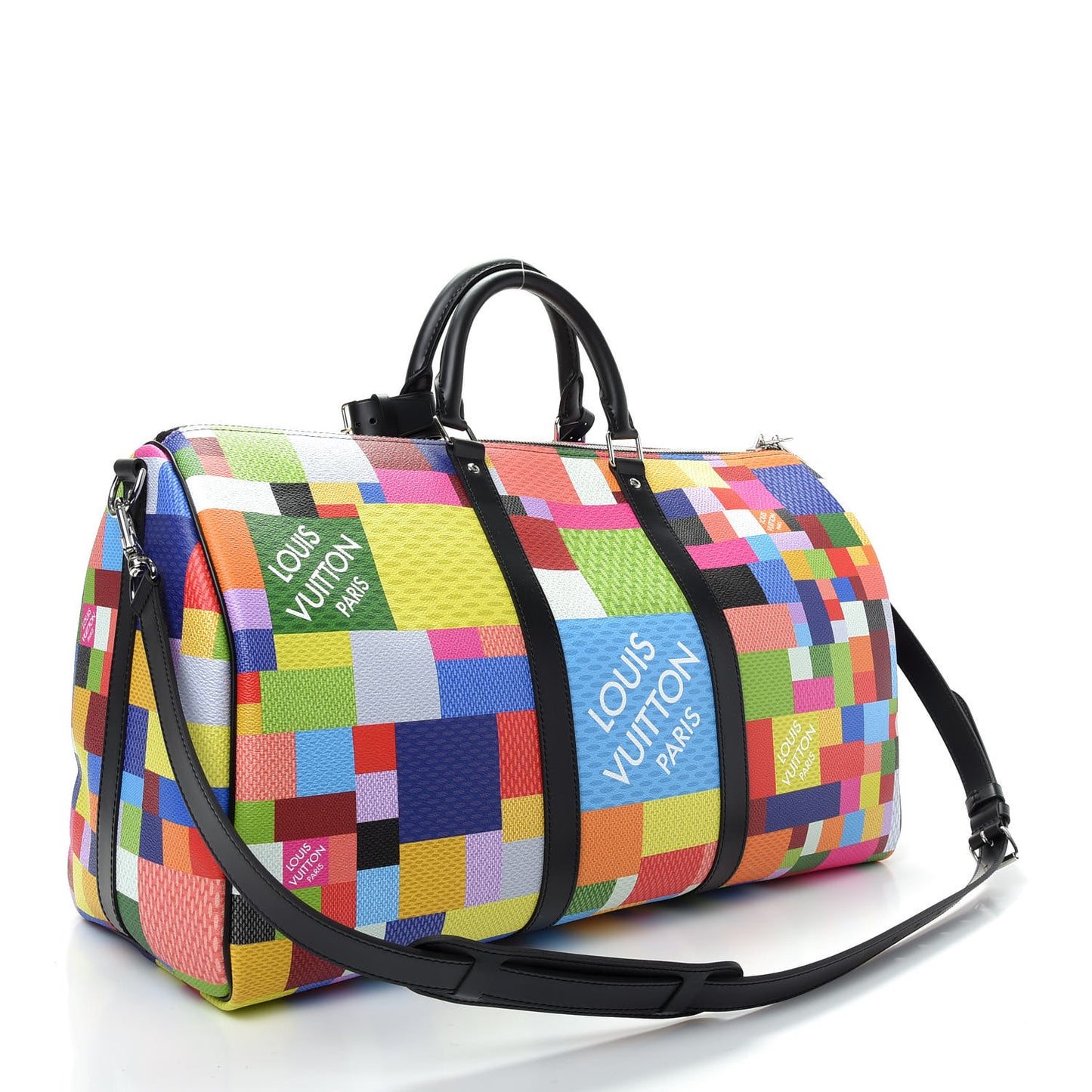 Damier Graphite 3D Keepall Bandouliere 50 Multicolor