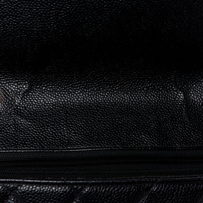Chanel Caviar Jumbo Single Flap Black 14 of 14
