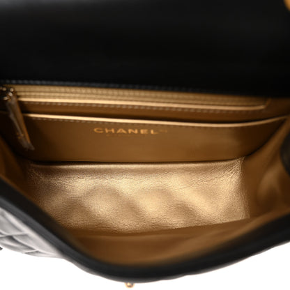 Chanel Lambskin Quilted Mini Pearl Crush Flap Black 5 of 11