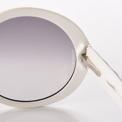 Chanel Quilted CC Mod Sunglasses 5120 Black White 7 of 7