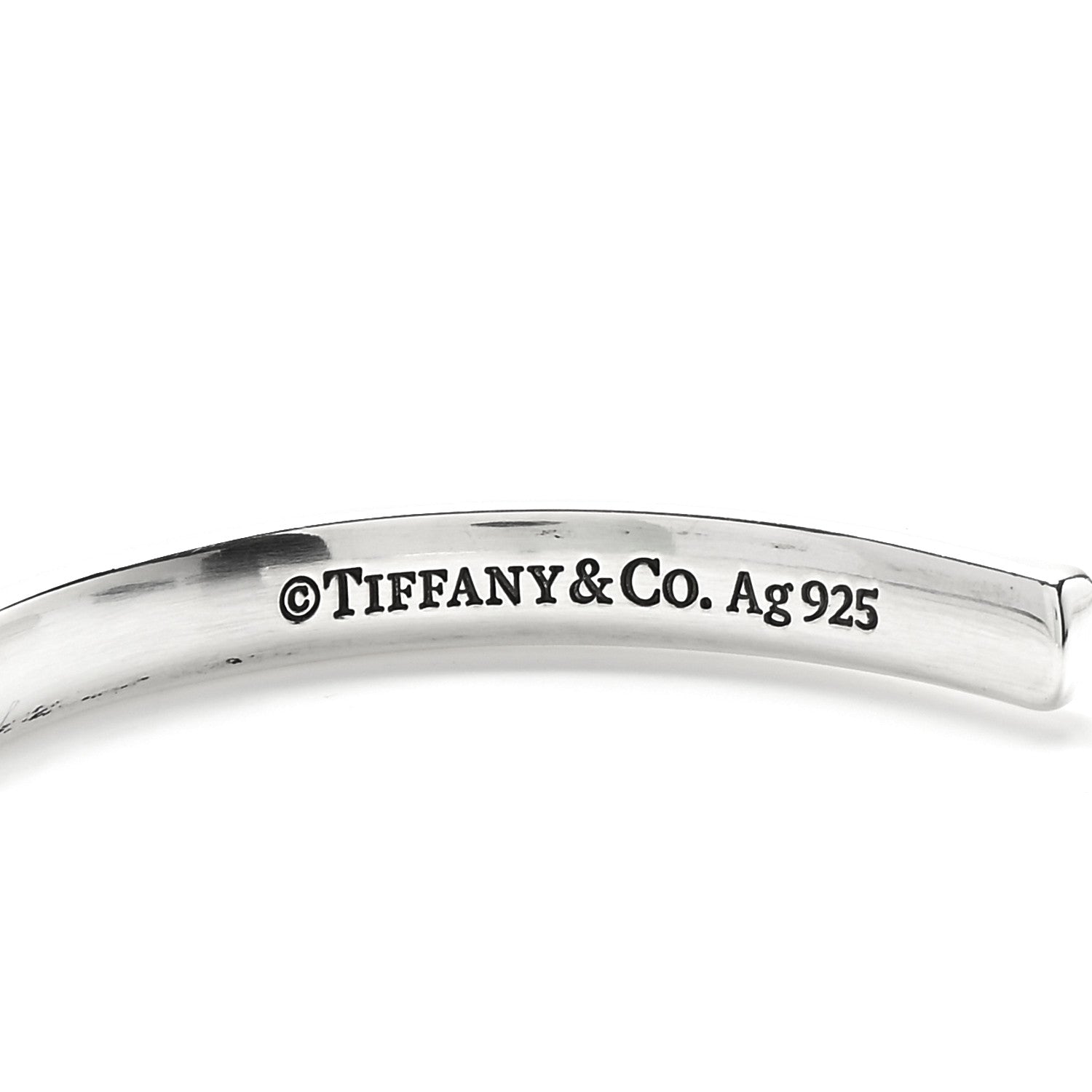 Tiffany Sterling Silver Narrow 1837 Cuff Bracelet 3 of 3