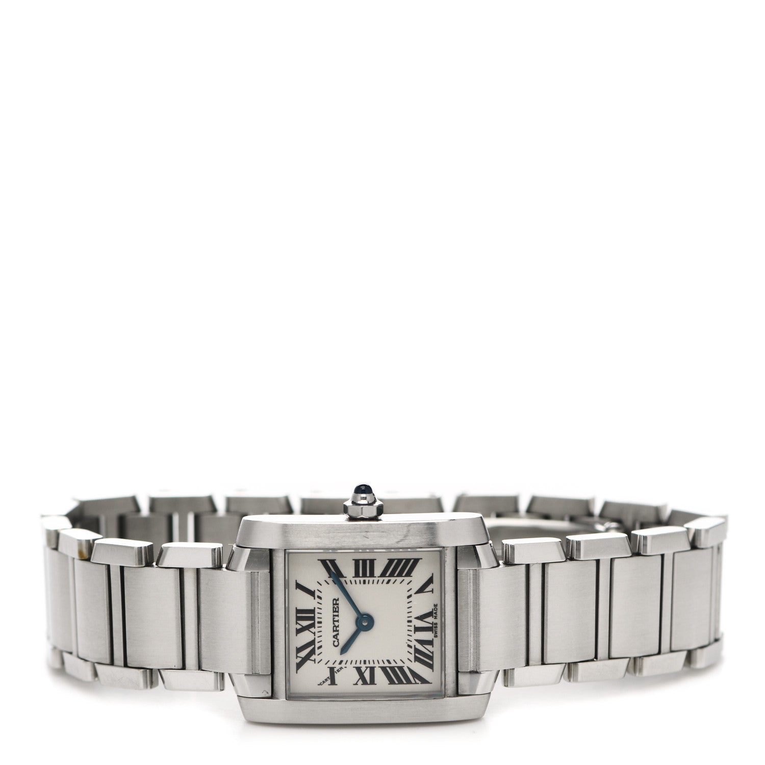 Cartier Stainless Steel 20mm Tank Francaise Quartz Watch 2 of 6