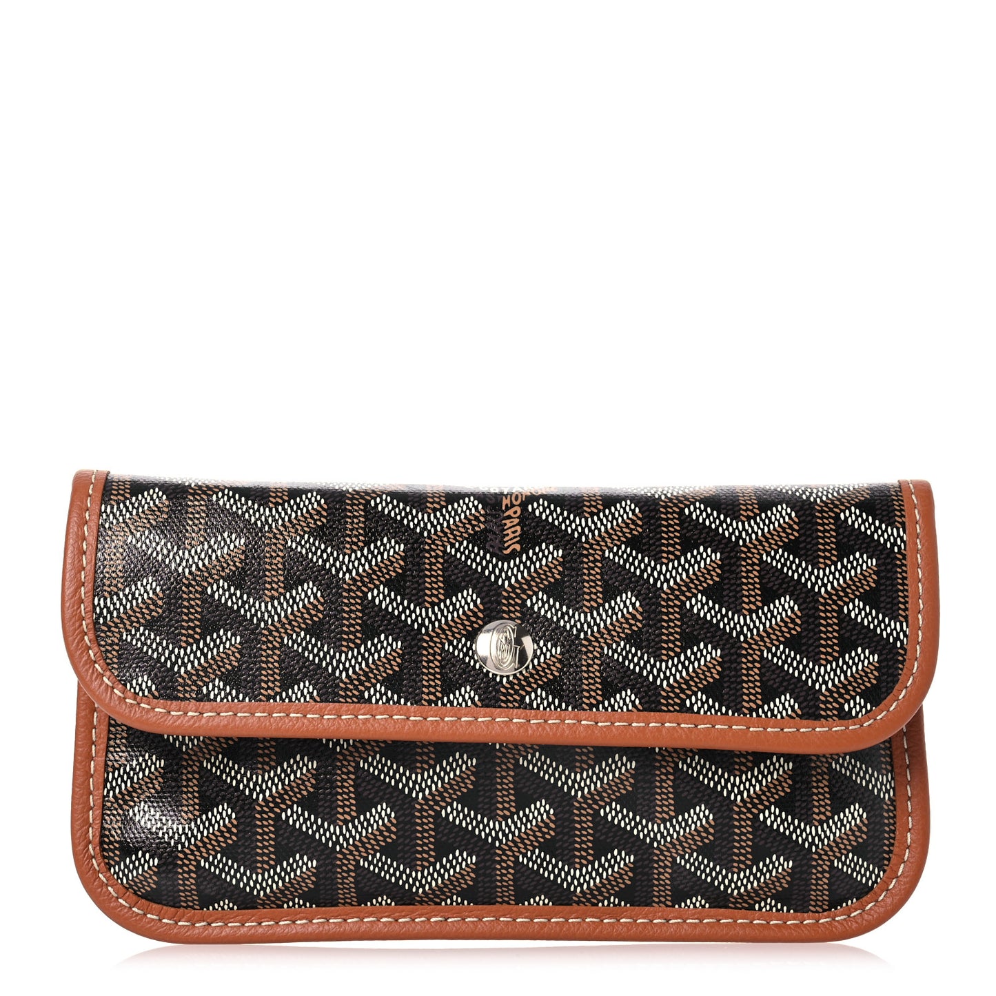 Goyardine Pouch Black Gold