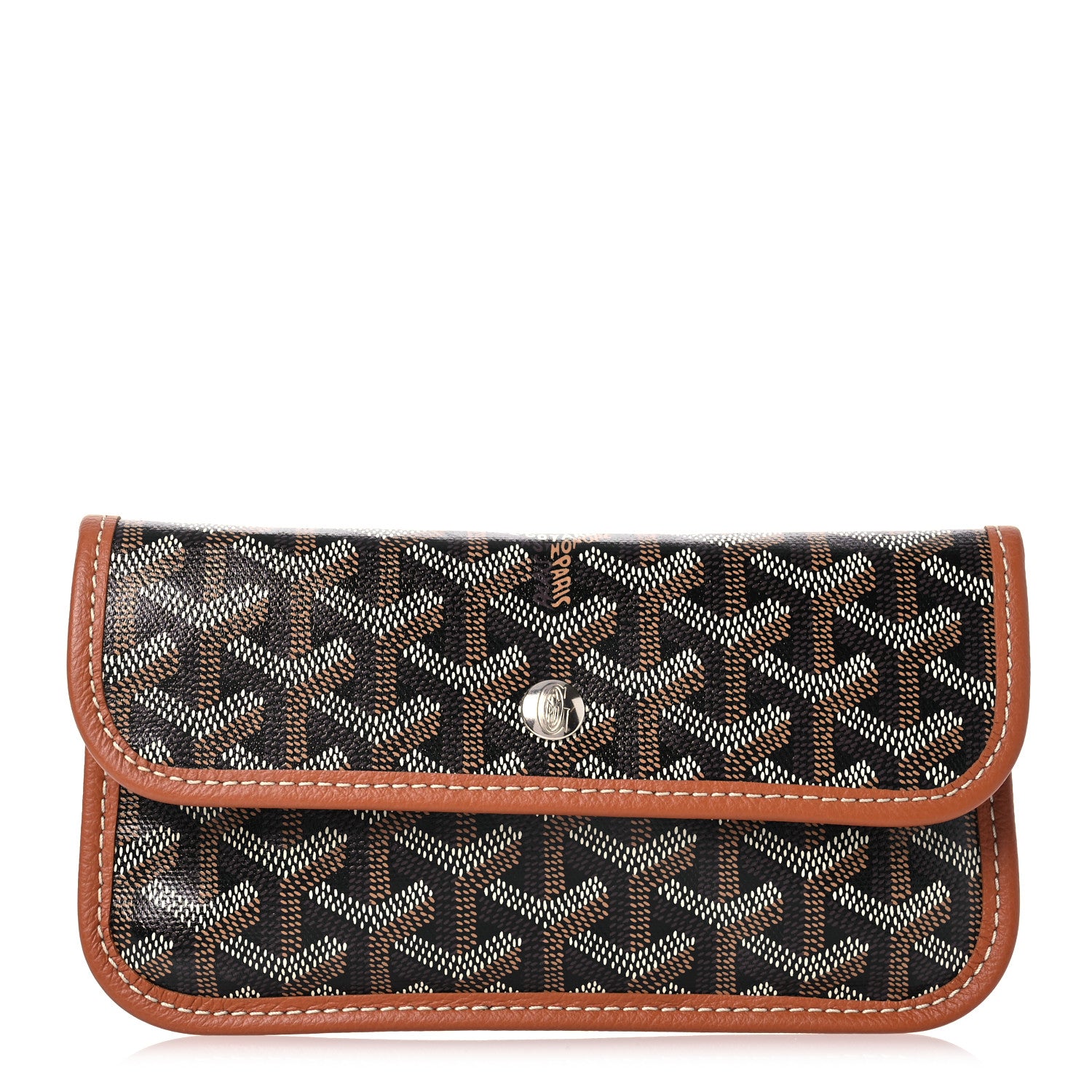 Goyard Goyardine Pouch Black Gold 1 of 7