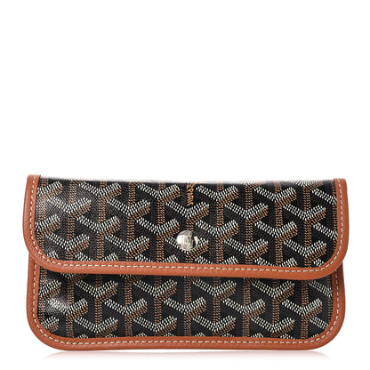 Goyard Goyardine Pouch Black Gold 1 of 7