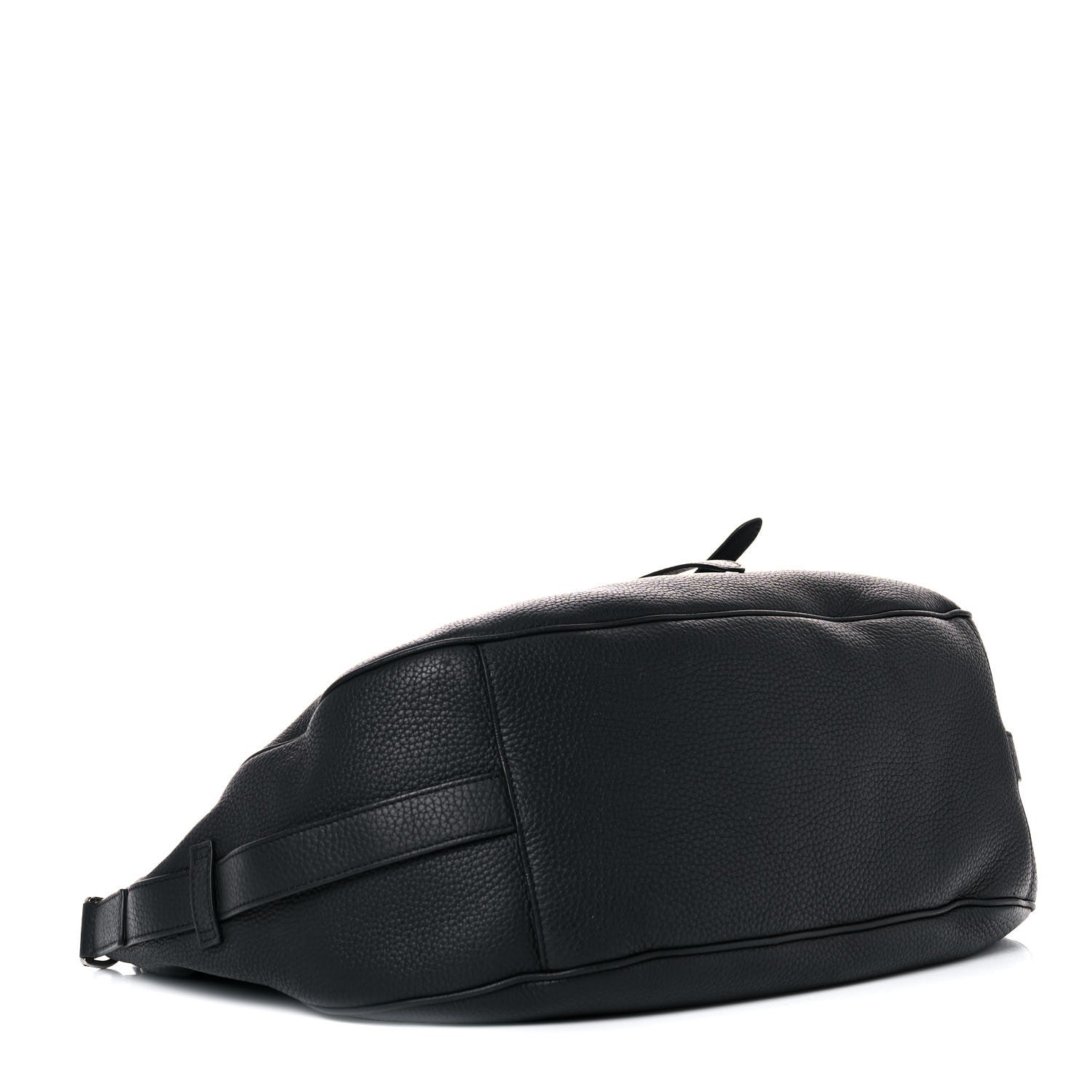 Christian Dior Grained Calfskin Saddle Soft Bag Black 4 of 15