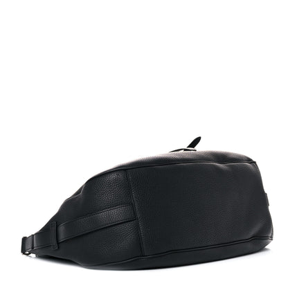 Christian Dior Grained Calfskin Saddle Soft Bag Black 4 of 15